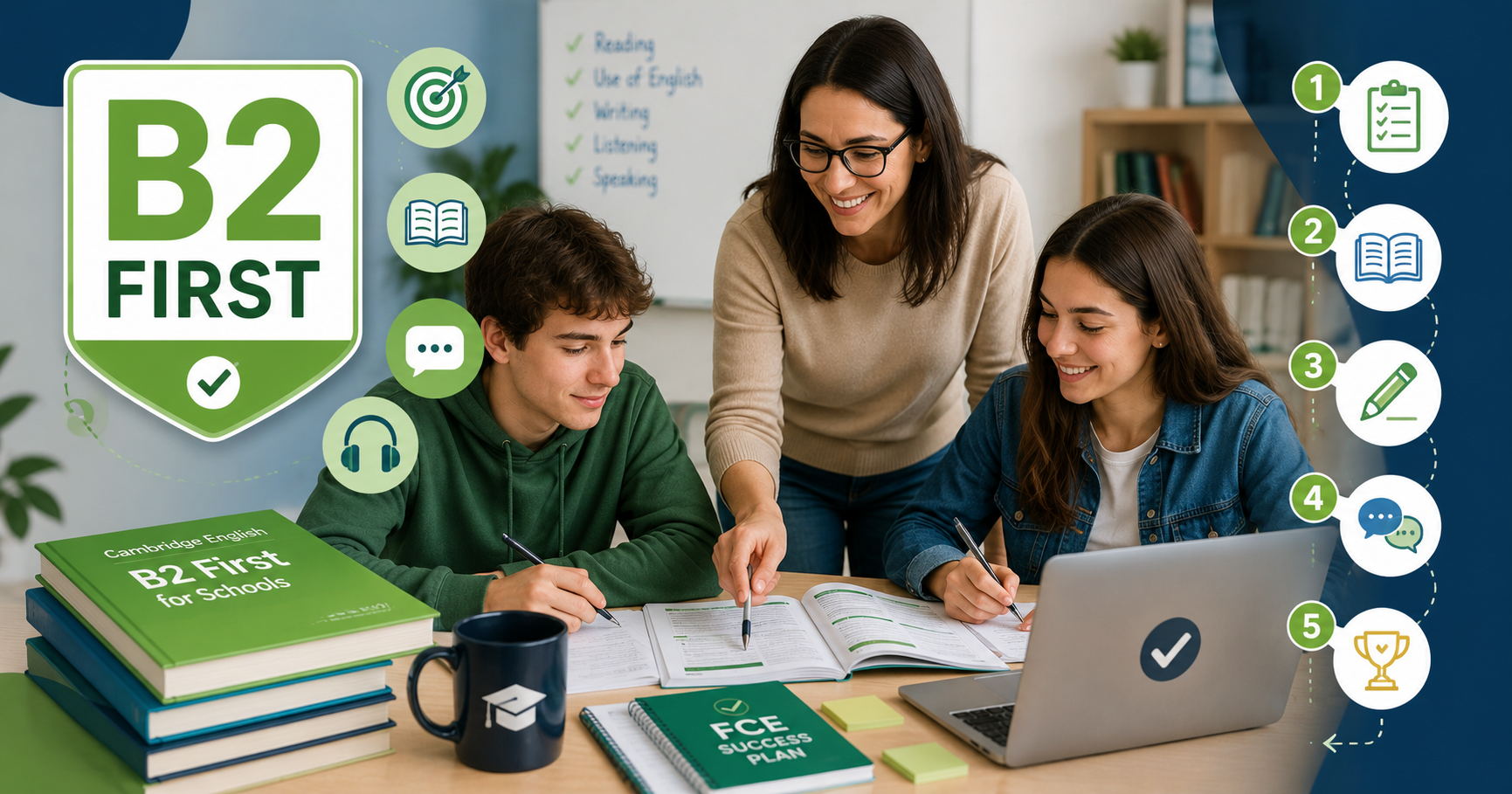 How to Prepare Your Students for the B2 First (FCE): A Step-by-Step Guide for Teachers