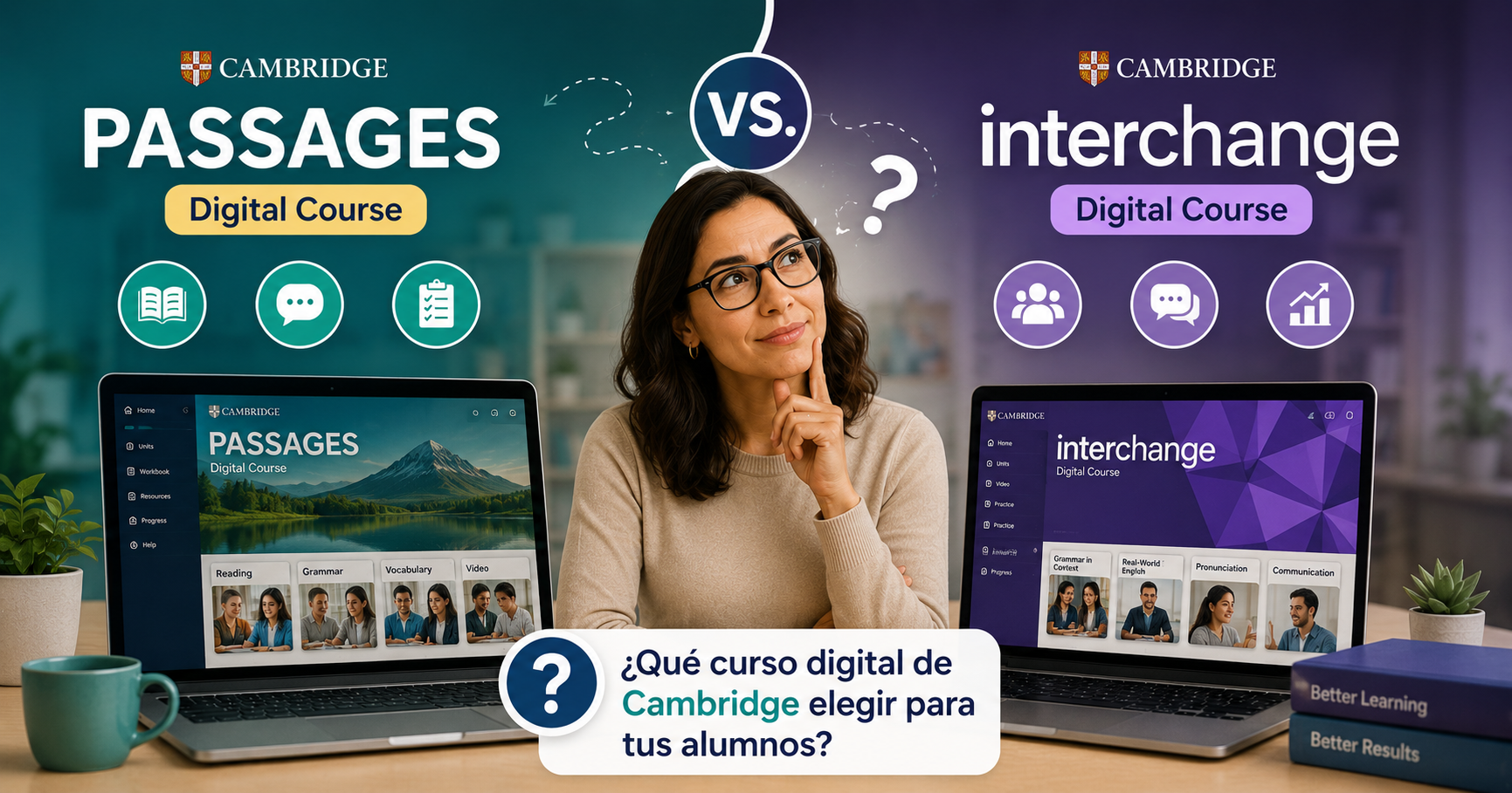 Passages vs. Interchange: Which Cambridge Digital Course Should You Choose for Your Students?